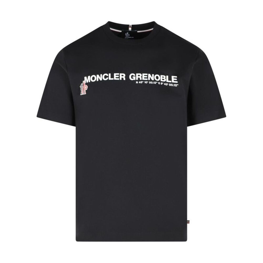 Moncler Grenoble Black Stretch Cotton T-Shirt Men